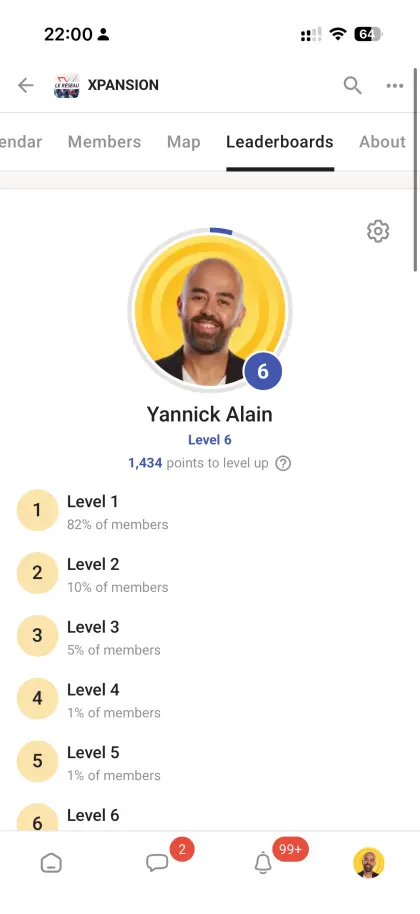 La gamification XPANSION sur mobile